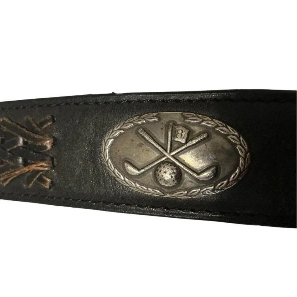 Vintage Golf Belt Leather Size 38